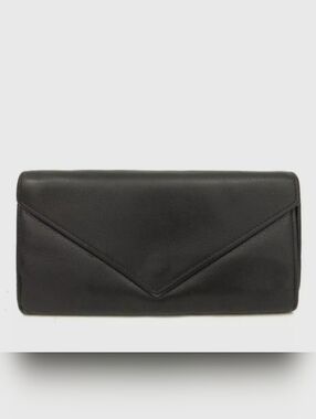 A pre-owned. BALENCIAGA Papier Leather Long Bifold Wallet